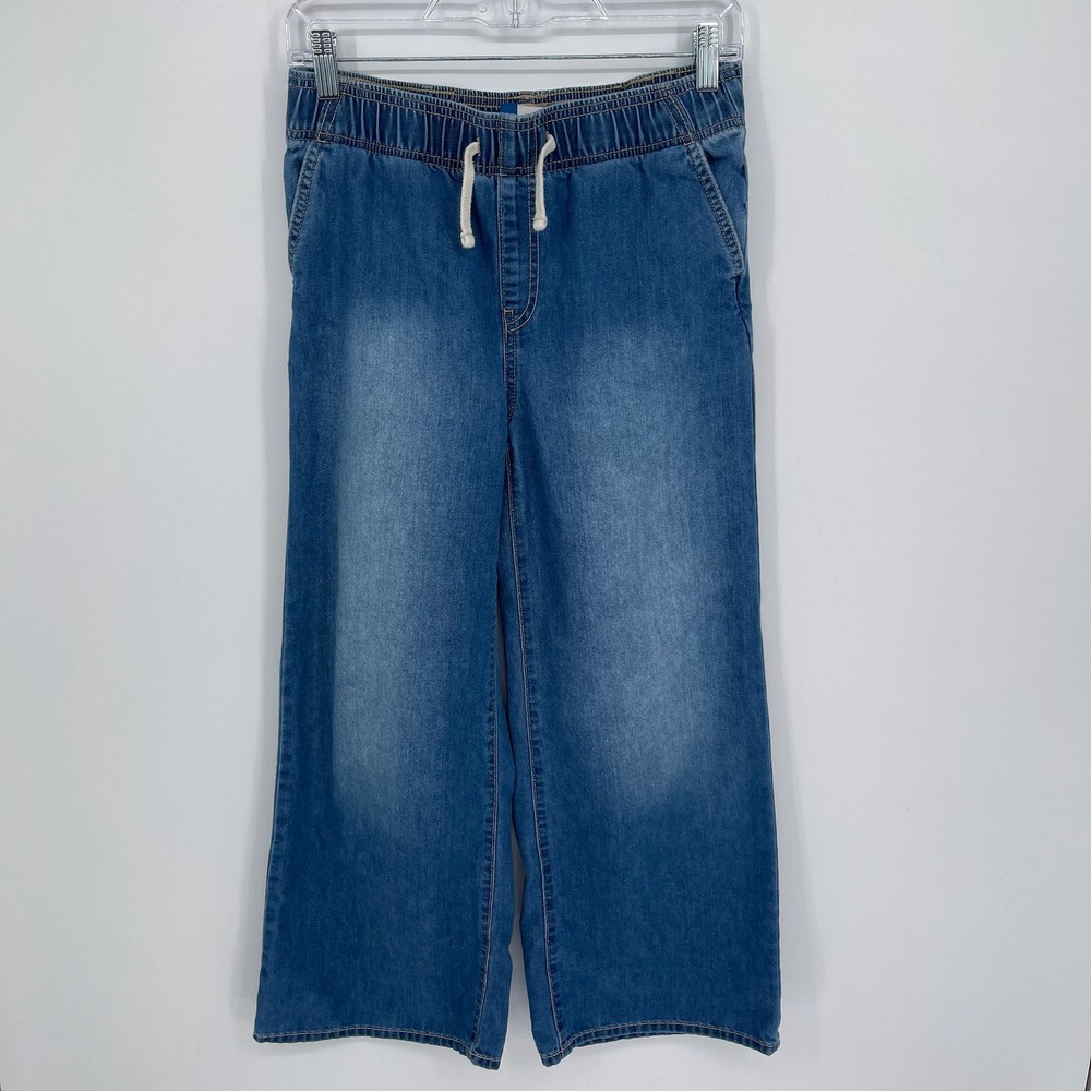 Old Navy Women's Blue High-Rise Baggy Pull-On Denim Jeans Size XL (14-16)